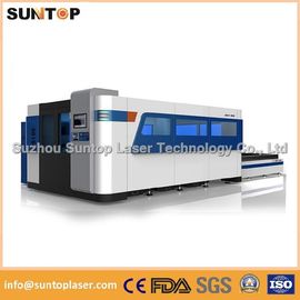China 2000W de Snijmachine van de vezellaser met ruilmiddel werkende lijst, het kabinet van de laserbescherming leverancier