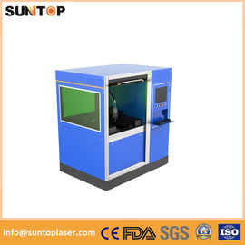 China 500W kleine de lasersnijmachine van de groottevezel voor stailess staal en messingsknipsel leverancier