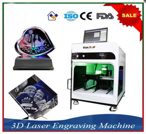 China Van het het Materiaal 3D Kristal van de lasergraveur Machine van de de Laser Binnengravure leverancier